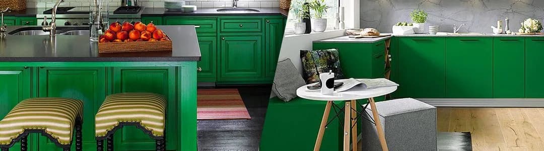 Yeşil Mutfak Dekorasyonu
